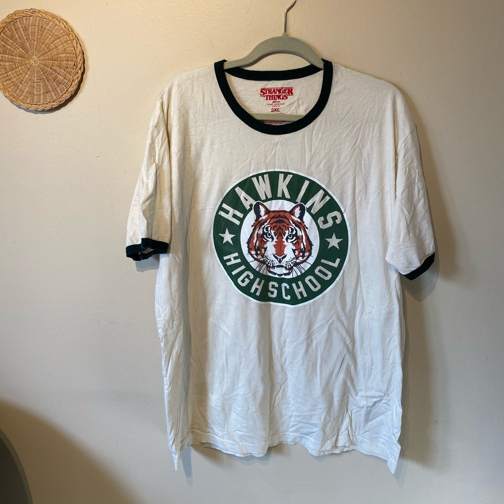 Stranger things size 2XL cotton crew tee.